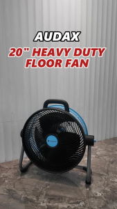 AUDAX 20 Inch Industrial Floor Fan | High Power Airflow | 3 Speed Control | Strong Wind | Heavy Duty Motor | Low Noise | Office & Home Use