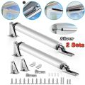 2 Set Heavy Duty Pneumatic Closer,Soft Closing Automatic Door Closer Adjustable Speed Positioning Door Stop,Door Holder Hardware. 