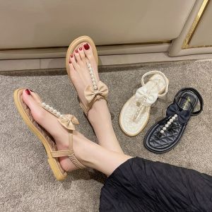 Slipper Women Casual Slippers Black and White Summer Soft Sole Flip Flops Rainbow Colour Kasut Perempuan Selipar Wanita