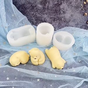SUGA พร้อมส่ง แม่พิมพ์ซิลิโคนหมีขั้วโลก พิมพ์หมี แม่พิมพ์ทำวุ้น แม่พิมพ์ พิมพ์ซิลิโคน พิมพ์วุ้น แม่พิมพ์ทำขนม SUR311