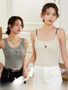 MiiOW | Áo ba lỗ không dây Catman dành cho nữ mùa hè ôm vừa vặn mỏng có đệm ngực Áo khoác ngoài che mông Phụ nữ thường ngày