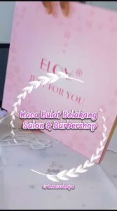 Elov Mirror / Kaca Belakang Barber / Salon Ukuran 26 x 26 cm kulitas baik kemasan dus rapih