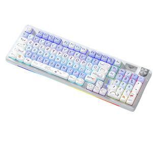 Aula | Customizable Side-Print Mechanical Keyboard and Wireless Mouse Set For Gaming and Office 3 Modes