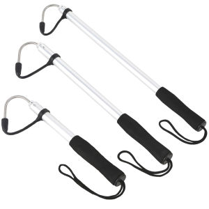 【New Arrival】 Ice Fishing Spear Hook with Barbs Scalable Fish Grip Metal Fishing Gig Harpoon for Outdoor Sea Boat Ice Fishing