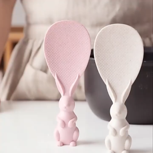 Centong Nasi Bentuk Kelinci Lucu / Sendok Rabbit Anti Lengket Murah / Rice Cooker Spoon Serbaguna
