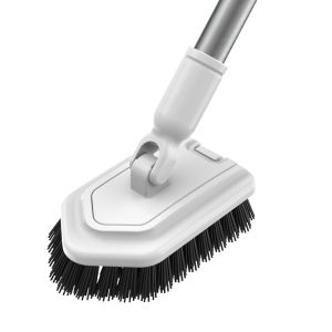 DOLANX | Bathroom Long Handle Stiff Bristle Brush