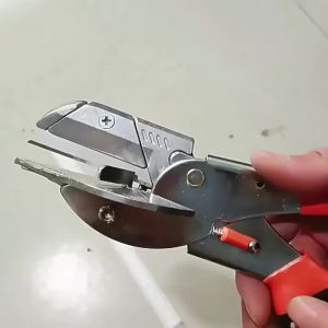 Angle Shear 45-120 Degree Miter Cutter Hand Shear Multifunctional PVC PE Plastic Pipe Scissors For Housework Home Decor Plumbing