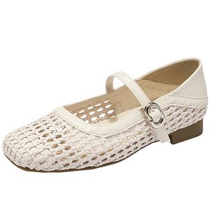 Daphne | Hollow Lace Mary Jane Summer Shoes