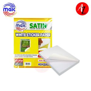 MGK MSS-11 White Sticker Paper 100s Letter Satin