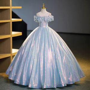 9Sbird Female Evening Dress Shiny Original French Exquisite Wedding Birthday Graduation Performance Prom Gown For Women