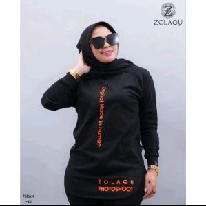 ATAZAN ZOLAQU TUNIK TERBARU ATASAN ZOLAQU SYARI CATTON COMBED 24S ZOLAQU MODEL OVAL
