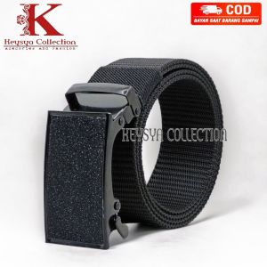 ikat pinggang tactical pria nylon canvas gesper pria