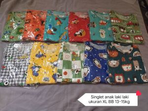 SINGLET ANAK LAKI LAKI PRINTING