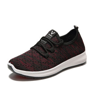 Womens Comfortable Flat Sports Shoes Mom Shoes Soft Bottom Anti-slip Casual Walking Shoes Beijing Style Fabric Shoes