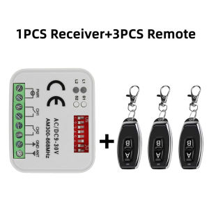 Remote Control Switch Receiver 300-868MHz 433MHz Receiver Universal 9-30V For Garage Door Control Garage Command