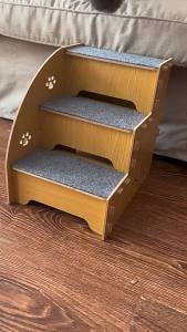 Ladder Elderly Cat  Dog Bed Ladder Sofa Ladder Dog Steps Wooden Teddy Cat Stairs