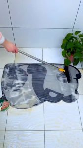Sikat WC dan Kamar Mandi 2 in 1 Sikat Cuci Lantai Gagang Panjang Pembersih Putar Serbaguna Yang Lagi Viral Wiper Karet Toilet Multifungsi Pendorong Air Wipo