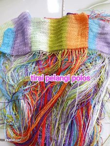 Tirai Glitter pelangi Pembatas ruangan Tengah /Gorden Jendela Pintu 100x200cm