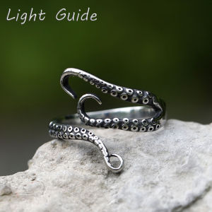 2022 NEW Mens 316L stainless-steel rings Deep Sea Monster Squid Octopus Finger Tentacles ring Jewelry Gifts free shipping