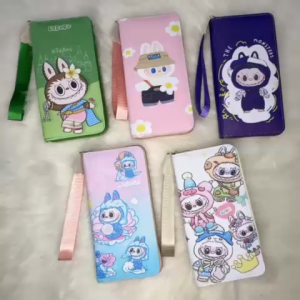 DOMPET PANJANG 1 ZIP SEKALI TALI PEREMPUAN KID BUDAK DOMPET CUTE AND BEAUTIFUL 10 COLOR PILIHAN GIRL KIDS WALLET