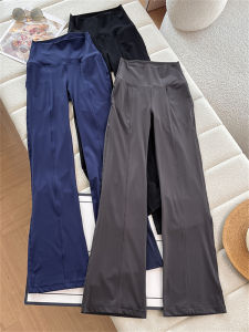 Sports Fitness Yoga Pants High Waisted Womens Trousers Fitness Treggings Loose Fit Micro Flared Tights Sweatpants