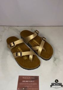 Sandal Casual Wanita Premium Mayari Gold Diskon Besar Bisa COD Bayar di Tempat Gratis Ongkir Murah Lebay Sandal Birken Sandal Wanita Sandal Puyuh Sandal Perempuan Sandal Sepatu Sandal Rumah Slipper Sandal Jepit Sandal & Flip Flop
