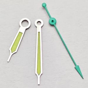 RICHUS Silver-Green Luminous Watch Hands for NH35 NH36 ETA2824 2836 Miyota8215 DG Movement Watch Replacement Parts Green Glow