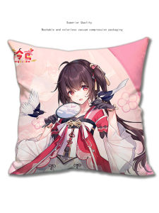 Yousa Cold Crane หมอนอิงผ้าฝ้ายสุดน่ารักสำหรับห้องนอนและโซฟา อุปกรณ์เสริมการ์ตูน หมอนอิงผ้าฝ้ายสำหรับนอน หมอนอิงแบบสี่เหลี่ยมสำหรับเด็กอายุ 3 ขวบขึ้นไป