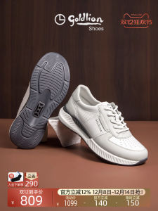 Goldlion Mens Summer 2025 Sport Shoes Anti-slip Wear-resistant Breathable Dry Comfortable Casual Shoes Not Hot Feet