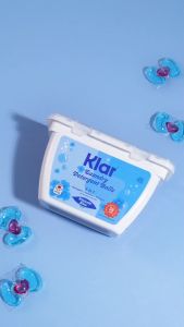 KLAR Laundy Detergent Balls 3in1 (Paket 1 Box + 1 Sachet)