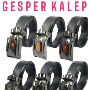 ANJS Ikat pinggang kulit pria gesper pria impor tali pengikat pinggang jarum REAL PICTURE