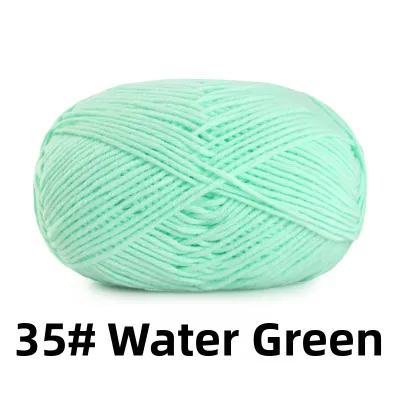 Premium 5-Ply Combed Cotton And Milk Fiber DIY Yarn
