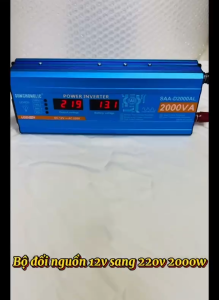 Kích Điện 12V Lên 220V 2000W SUNCHONGLIC SAA-D2000AL - Bộ Đổi Nguồn Inverter Chính Hãng
