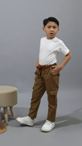 umur 1-12 tahun celana cargo panjang anak laki laki model terbaru
