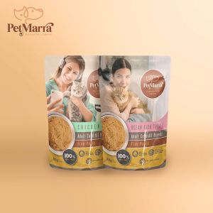 PetMarra Fine Pates Adult Cat Wet Food Pouch Chicken 80g BUNDLE OF 12 - PetMate