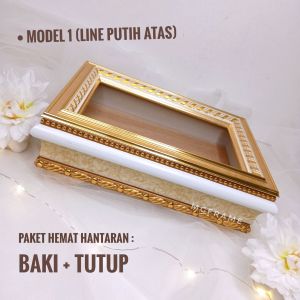 1 SET LENGKAP KOTAK SESERAHAN/SANGJIT//BAKI HANTARAN TYPE S 65 keramik