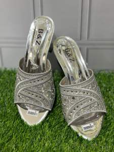Sendal High Heels Wanita Pesta KP-07Realpick100% Size 37-42 Hak (5cm)COD Sandal Karet Karet