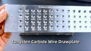 PHYHOO Tungsten Carbide Drawing Plate With Drawing Hole Professional Drawing Metal Tool