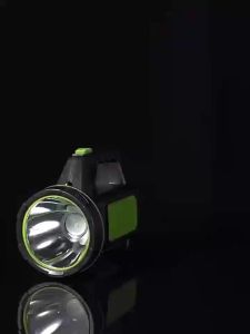 ESMARTER | Portable Hand Lamp Rechargeable LED Strong Searchlight Flashlight 2 Lighting Modes Emergency Hiking Camping Energe Saving Torch