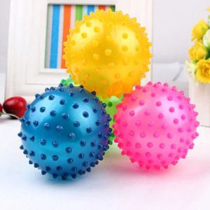 16CM Funy Games Kids Inflatable Ball Rubber Toy Baby Cartoon Thorn Large Balloon Developmental Children Massage Toys Balls