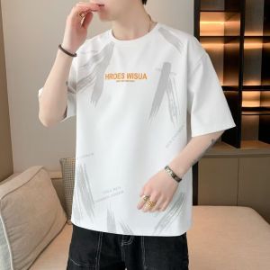 JIFANPAUL | Summer Lightweight Breathable Round Neck Versatile Casual Loose Short Sleeve T-Shirt