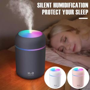 Colorful LED humidifier USB personal desktop humidifier suitable for car office bedroom etc. 2 modes ultra-quiet