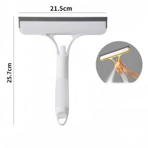 Window Cleaner Car Glass Scraper Shower Door Wiper with Soap Dispenser for Household Deep Cleaning and Mirror Cleaning