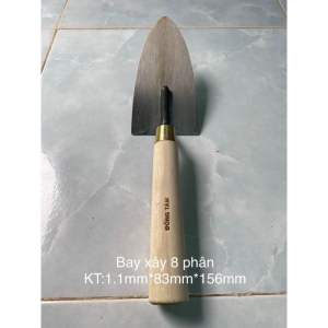 Bay thợ hồ / Bay xây dựng bằng thép 8 phân cao cấp