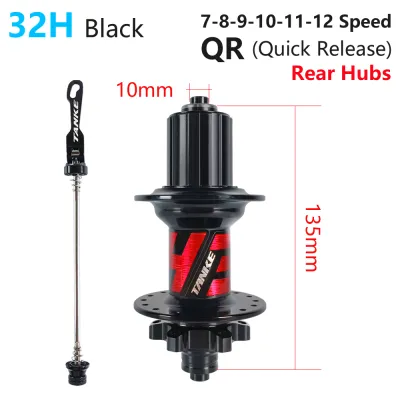 TANKE-MTB Hub Sealed Bearingfor Bicycle 89101112 Speed Mountain Bike Disc Brake32 Holes36 Holes6 NBK CuboAluminum Alloy