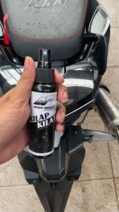 AP KILAP KILAT: Pengkilap Body Motor & Mobil Efek Daun Talas 100ml