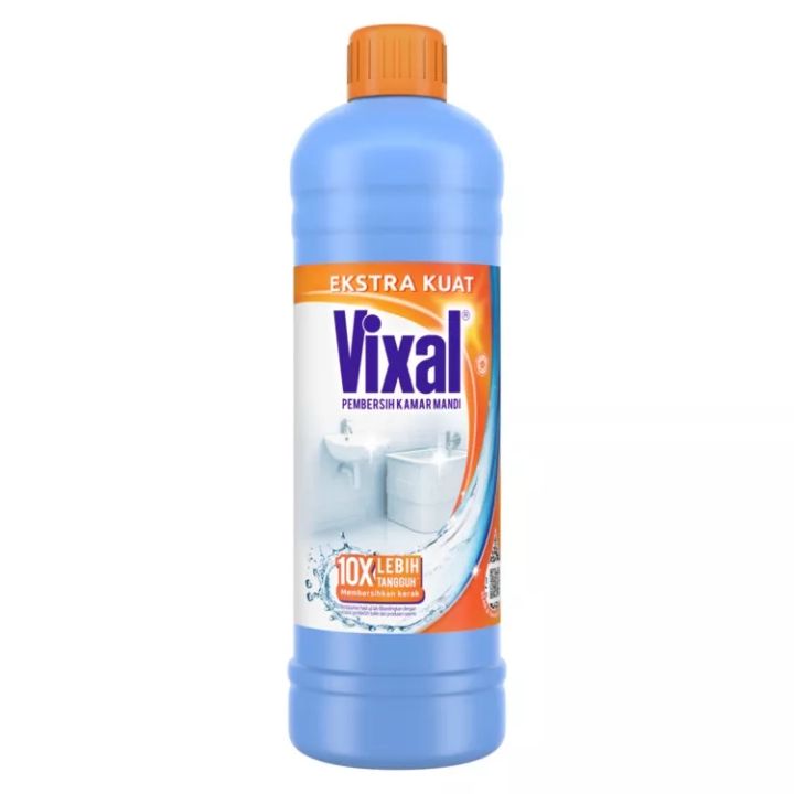VIXAL Pembersih Kamar Mandi dan Kerak Toilet Extra Menghilangkan Noda Membandel di Kamar Mandi 780Ml