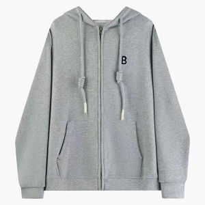 New Ultra White Zipper Cardigan Womens Fleece Lined Thickened Hoodie Korean Style Loose Fit Red Coat for Couples Autumn Wear