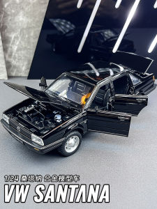 Santana 1:24 Alloy Car Model Toy for Boys Vintage Retro Style Collectible Metal Vehicle Static Model Chinese Manufacturer