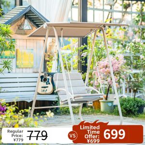 ZIYE | Purple Maple Leaves Trendy Double Swing Seat